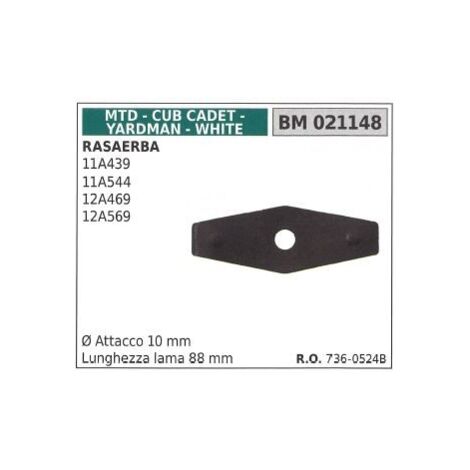 Soporte de cubo de cuchilla de cortadora de césped 11A439 11A544 MTD 021148