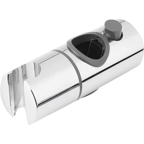 Soporte de ducha ajustable de ABS, soporte para cabezal de ducha para barra de ducha redonda estándar de 25 mm