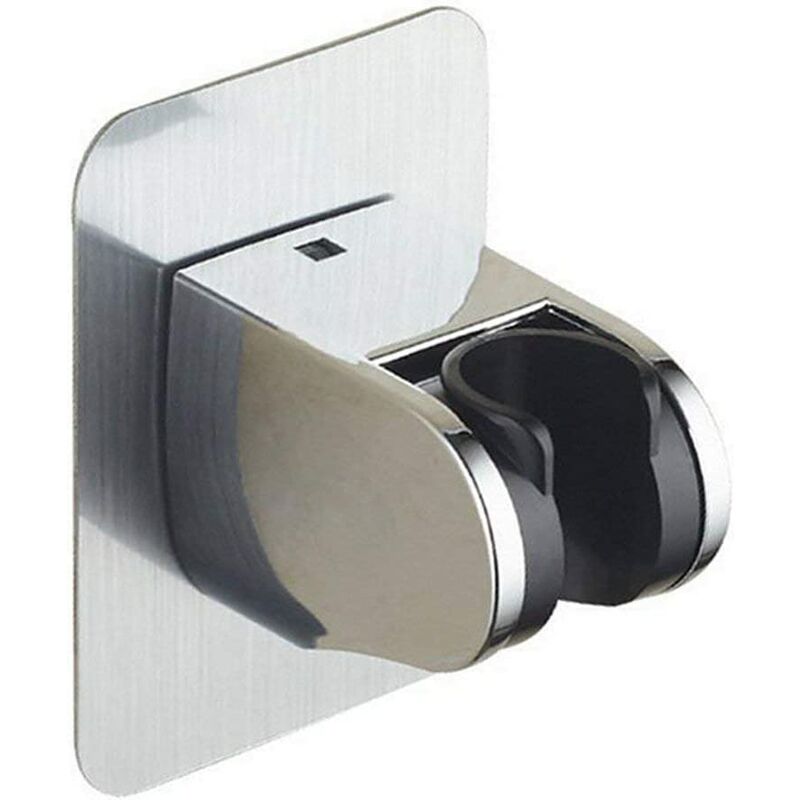 

Soporte de ducha autoadhesivo extraíble montado en la pared soporte de cabezal de ducha ángulo ajustable resistente al agua baño de hotel montado en
