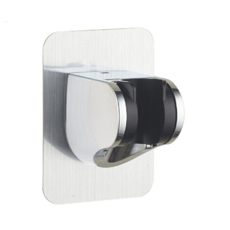 Soporte de ducha de mano sin taladrar, autoadhesivo, con ángulo ajustable, superresistente e impermeable.