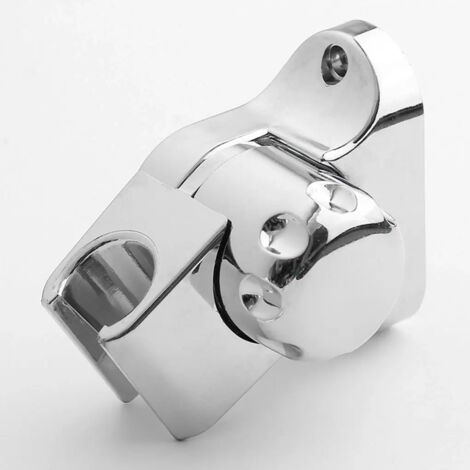 Soporte de ducha de pared para baño, soporte de cabezal de ducha ajustable 30° para gimnasio en casa, plateado