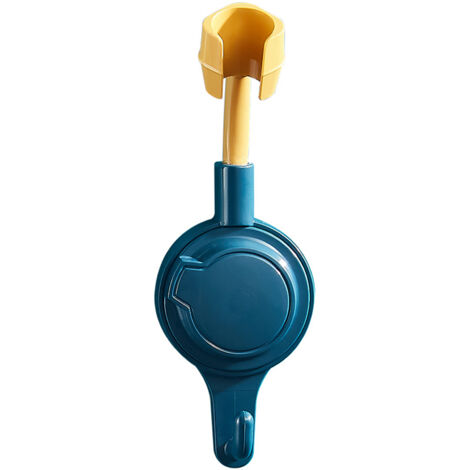 Soporte de ducha giratorio de 360° con ventosa y gancho, montaje en pared para brazo de ducha ajustable, acero inoxidable, soporte para ducha de mano, baño