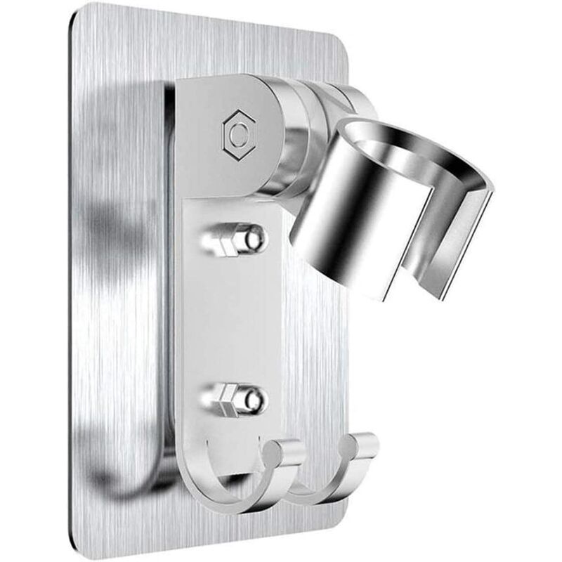 

Soporte de ducha Montaje en pared Soporte de ducha Soporte de ducha de mano autoadhesivo Soporte de ducha de mano ajustable universal Perforación