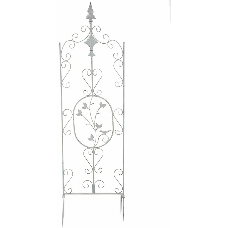 

CLP - Reja Outdoor De Metal Burgus Decorativa Antiguo/Blanco