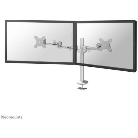 Soporte de escritorio NEWSTAR FPMA-D935DG - Para dos pantallas planas de hasta 26" 65 cm - 25,4 cm a 68,6 cm