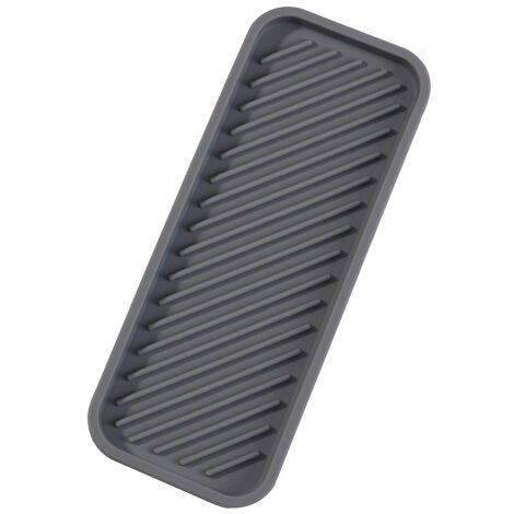 Soporte de esponja de silicona, tapete de drenaje de silicona, tapete de drenaje para fregadero de cocina, soporte para esponja de cocina y baño, tazas, posavasos, tarros de especias