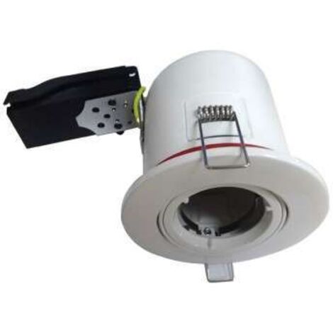 Soporte de foco BBC orientable + casquillo auto-Miidex-Blanco