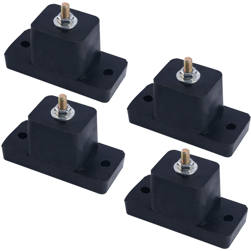 

Happyshopping - Soporte de goma para montaje de vibraciones para aire acondicionado, almohadillas aislantes antivibraciones que absorben golpes,