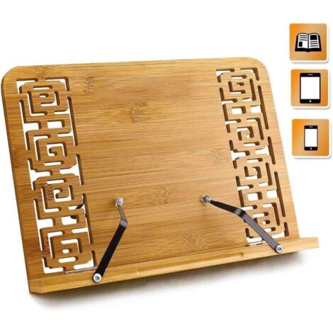 Soporte de lectura ajustable para iPad y tabletas - Inclinación de 5 grados - Plegable