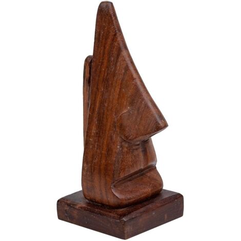 Soporte de lentes de madera marrón 15x5x5