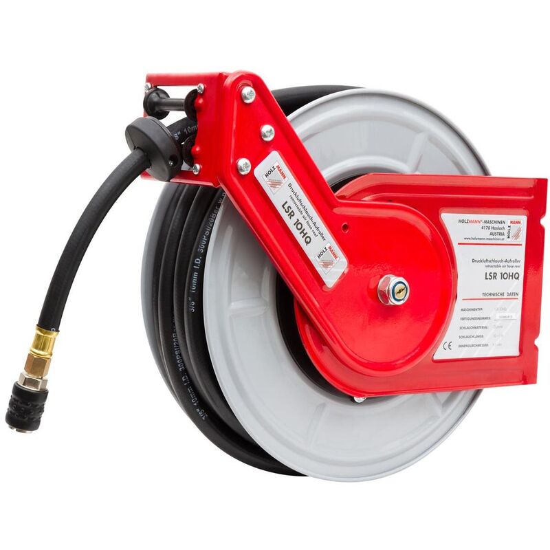 

Enrollador aire comprimido de tambor abierto 10M LSR10HQ - Holzmann