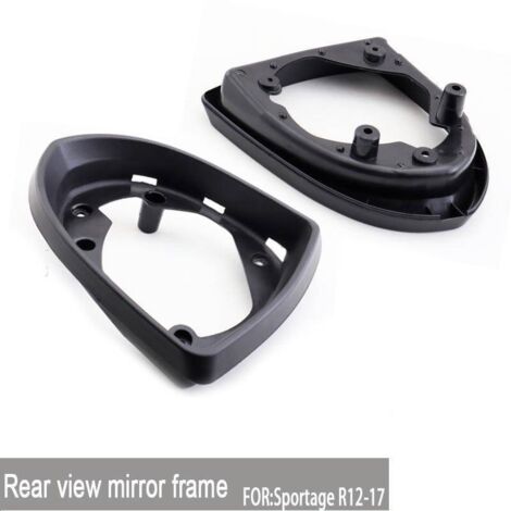 Soporte de marco de espejo lateral para KIA Sportage R 2012-2017, carcasa de cubierta de espejo, cubierta de espejo L+R sin ranura