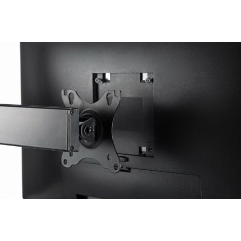 Soporte de mesa para dos monitores, altura regulable
