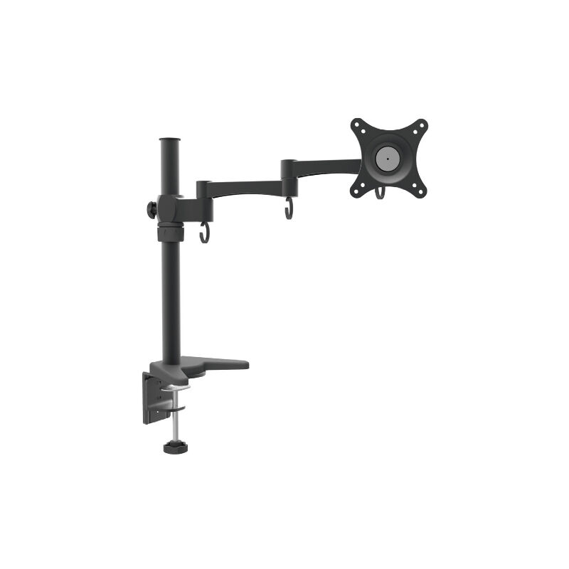 

Soporte de mesa para monitor de 10 - 27 brazo con 2 codos y soporte orientable max. vesa 100x100 hasta 10kg