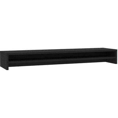 Soporte de mesa para pantalla contrachapada negro 100x24x13 cm vidaXL