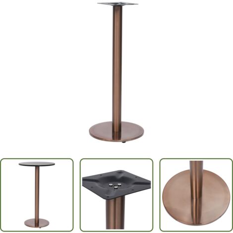 Soporte de mesa -  Pata de mesa de bistró acero inoxidable dorado Ø45x107 cm