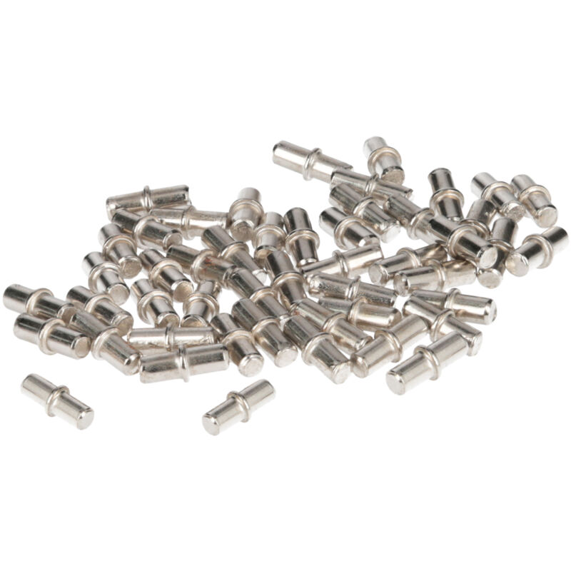 Soporte de Metalico Con Anclaje 5 Ø mm. Para Estanterias / Estantes (Caja 100 Unidades)