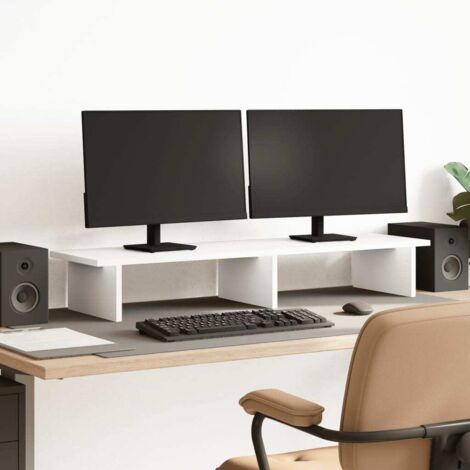 Soporte de monitor madera maciza de pino  100x27x15 cm