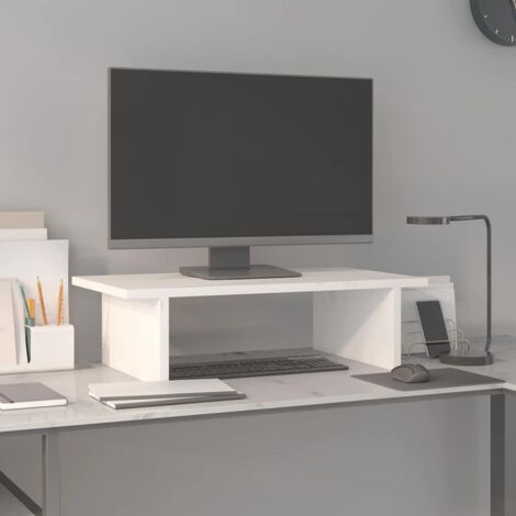 Soporte de monitor madera maciza de pino  50x27x15 cm