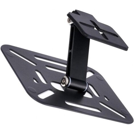 Soporte de montaje para proyector de altura ajustable, trípode metálico plegable, giratorio 180 grados, soporte para proyector de escritorio para colgar en la pared o en la pared.