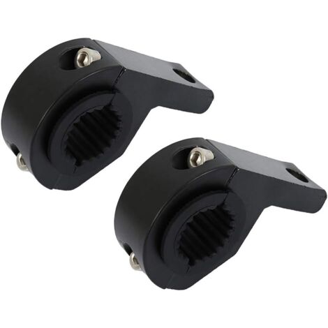 Soporte de montaje universal de 2 piezas de 25 mm a 30 mm para tubo de luz, soporte de montaje con abrazadera para faros, soporte de rodillo, lámpara de barra LED para coche