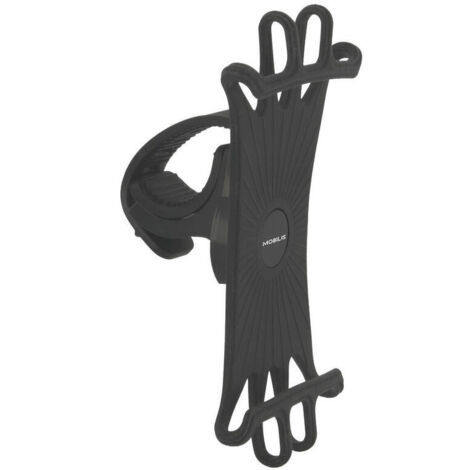 Soporte de Móvil para Bicicletas Mobilis 001353 Negro Silicona 4-7