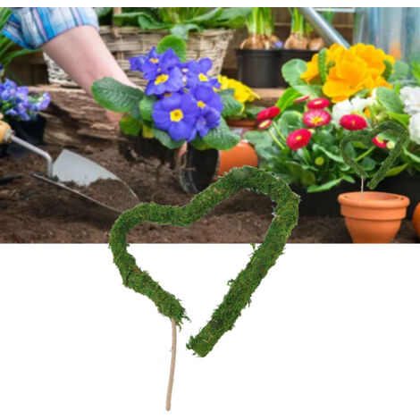 Soporte de musgo natural y flexible para plantas Monstera (123 cm) – Incluye maceta de sisal, 1 poste y 1 cuerda.
