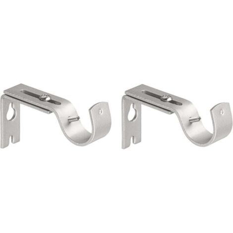 Soporte de pared ajustable KZQ para barras de cortina, paquete de 2