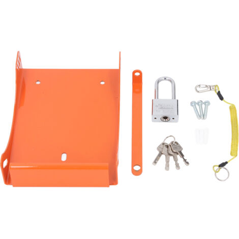 Soporte de pared de acero al carbono para los sopladores portátiles BG50, BG56, BG66 y BG86: almacenamiento robusto que ahorra espacio.