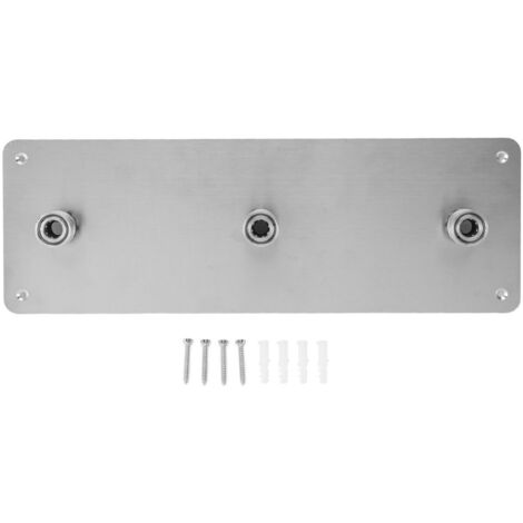 Soporte de pared de acero inoxidable para hidrolimpiadoras: organizador de espuma y almacenamiento para 3 accesorios de conexión rápida (1/4").