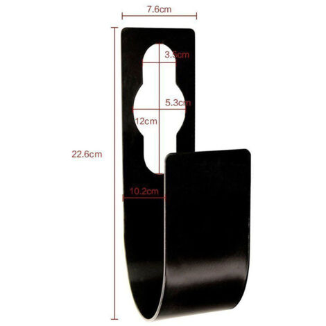 Soporte de pared de acero inoxidable para mangueras de jardín, para mangueras de 7,5 m a 30 m de longitud (25 a 100 pies) con una capacidad de carga de 10 kg.