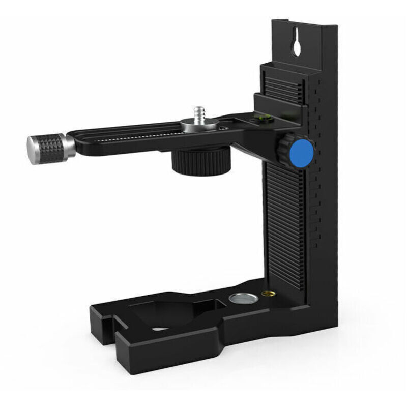 Soporte de pared magnético universal multifuncional para nivel láser, rosca de 1/4
