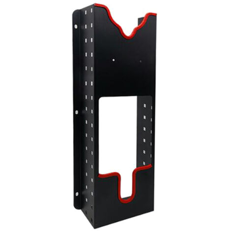 Soporte de pared multifuncional para pulidora/amoladora, ideal para talleres mecánicos y de reparación de automóviles. Accesorios incluidos.