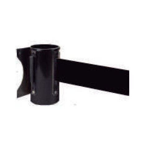 Soporte de pared negro con cinta negra extensible SEKURECO