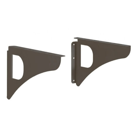Soporte de pared para buzones, diseño gris antracita, 2 piezas