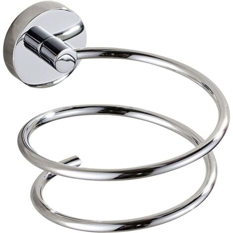 Soporte de pared para secador de pelo, acero inoxidable 304, accesorio de baño.
