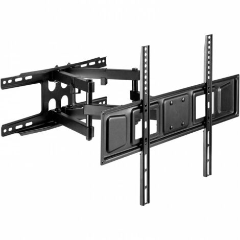 Soporte de pared para TV con doble brazo 37/80, extra delgado
