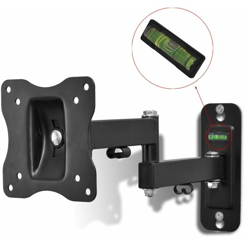 

Soporte de pared para TV con inclinación y giro 10'-23' - Negro
