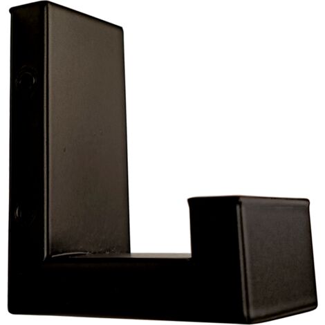 SOPORTE DE PARED RECTANGULO ACERO INOXIDABLE KLOSE besser  Negro