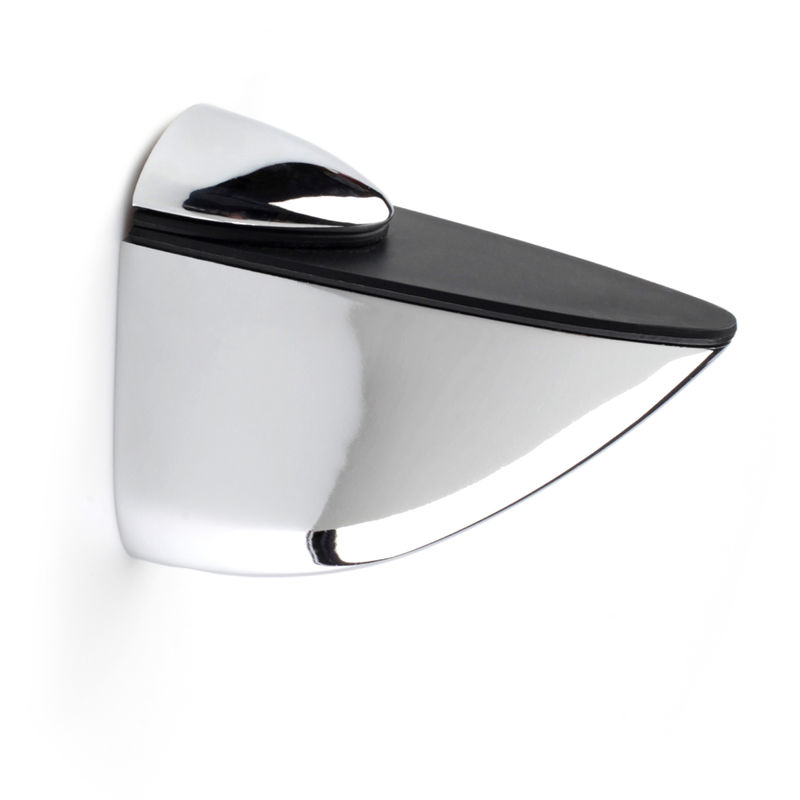 

20 Soporte pelícano regulable para baldas de cristal y madera PELICANO XL: con estilo decorativo, fabricado en zamak y acabado en cromo brillo.