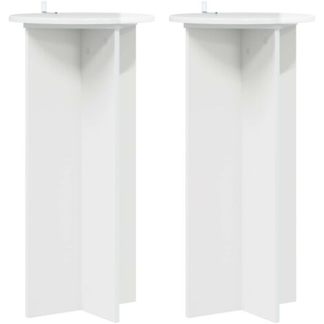 Soporte de plantas 2 pcs Brillante 40 x 40 x 80 cm