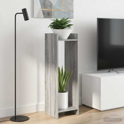 Soporte de plantas 2 pcs Gris 30 x 30 x 100 cm