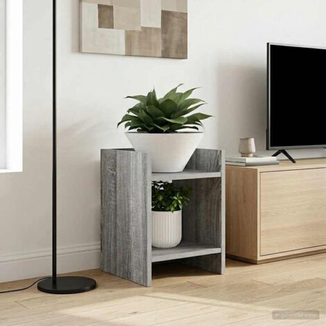 Soporte de plantas 2 pcs Gris 30 x 30 x 40 cm