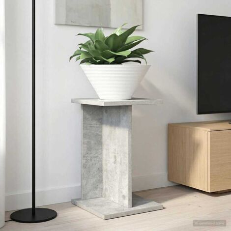 Soporte de plantas 2 pcs Gris Concreto 25 x 25,5 x 40,5 cm