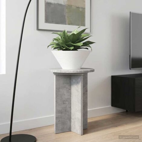 Soporte de plantas 2 pcs Gris Hormigón Ø29,5 x 40 cm