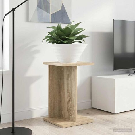 Soporte de plantas 2 pcs Roble  25 x 25,5 x 40,5 cm