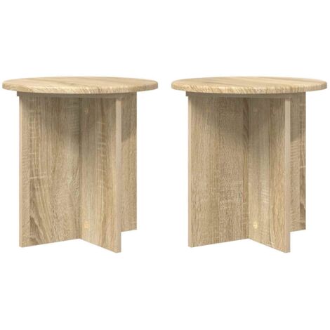 Soporte de plantas 2 pcs Roble  40 x 40 x 40 cm