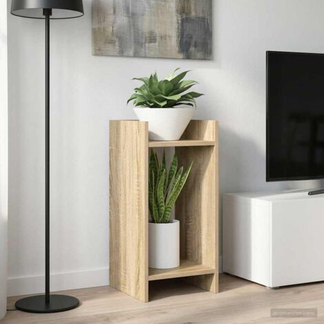 Soporte de plantas con estante Roble  30 x 30 x 60 cm