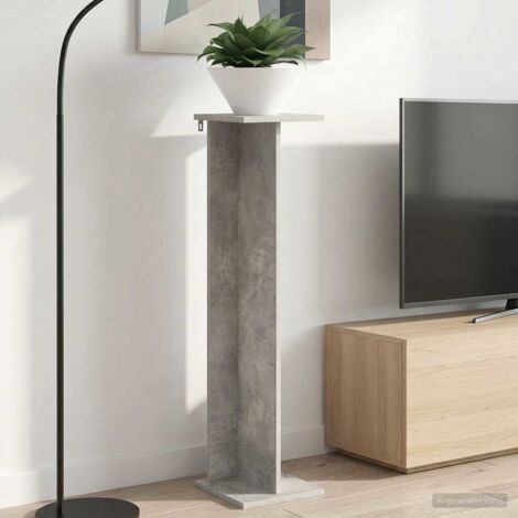 Soporte de plantas Gris Concreto 25 x 25,5 x 100,5 cm
