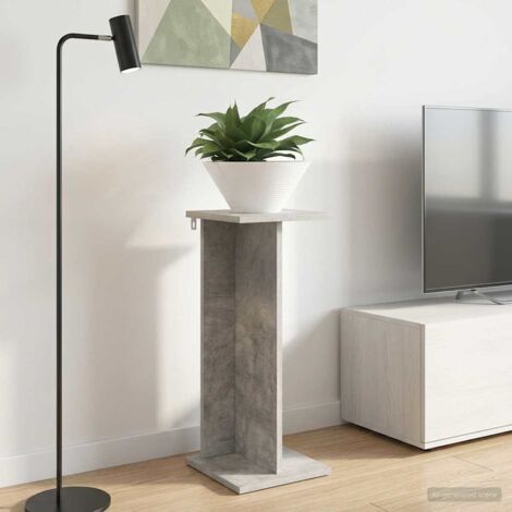 Soporte de plantas Gris Concreto 25 x 25,5 x 60,5 cm